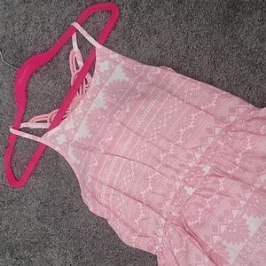 Pink pattern tunic